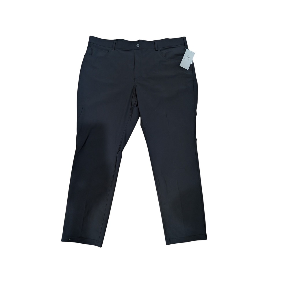 PGA Tour Mens‎ Golf Pants Caviar Black 4-Way Stretch UPF 50 XXL PVBSE0X6DS NEW